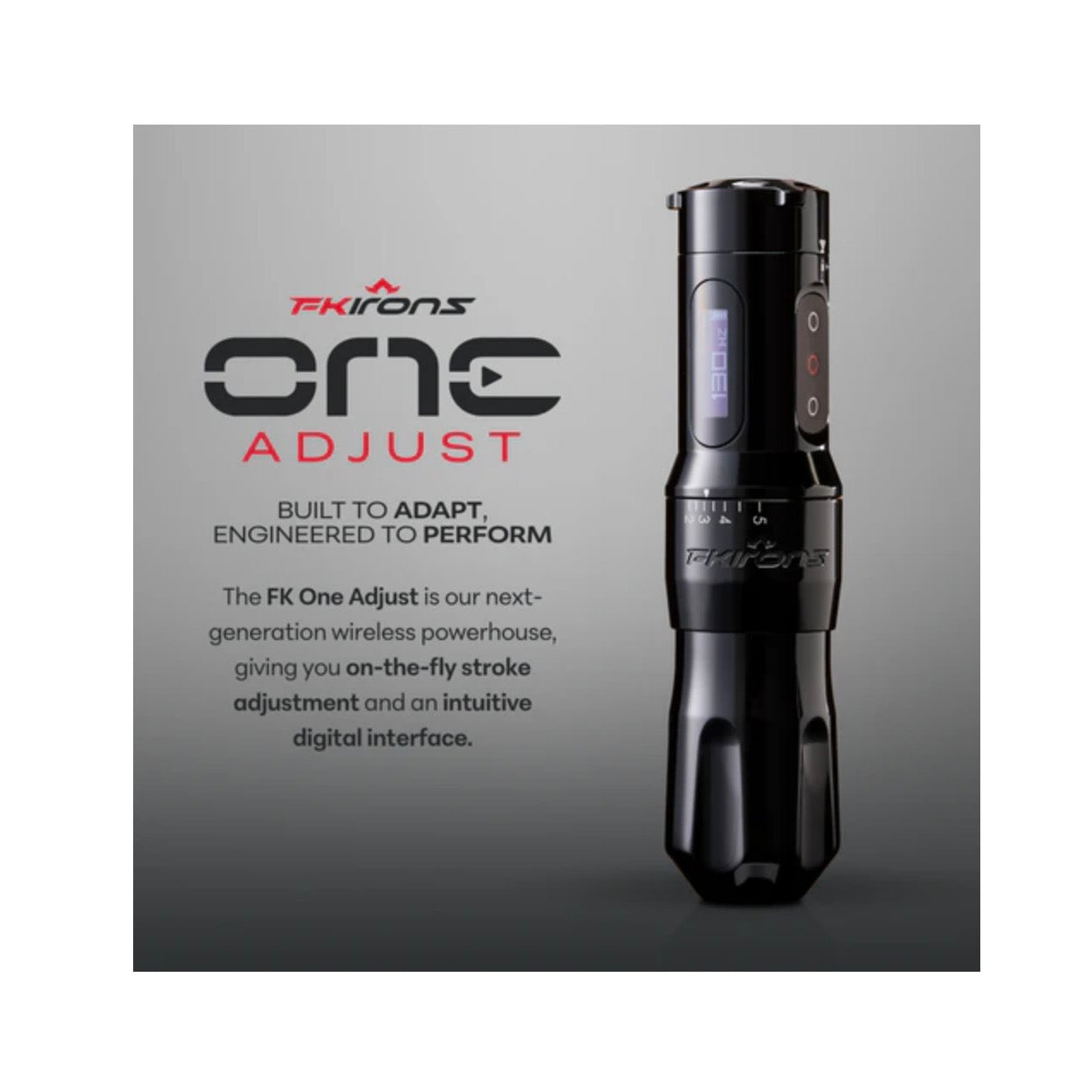 FK One Adjust Wireless Tattoo Machine - Pick Color
