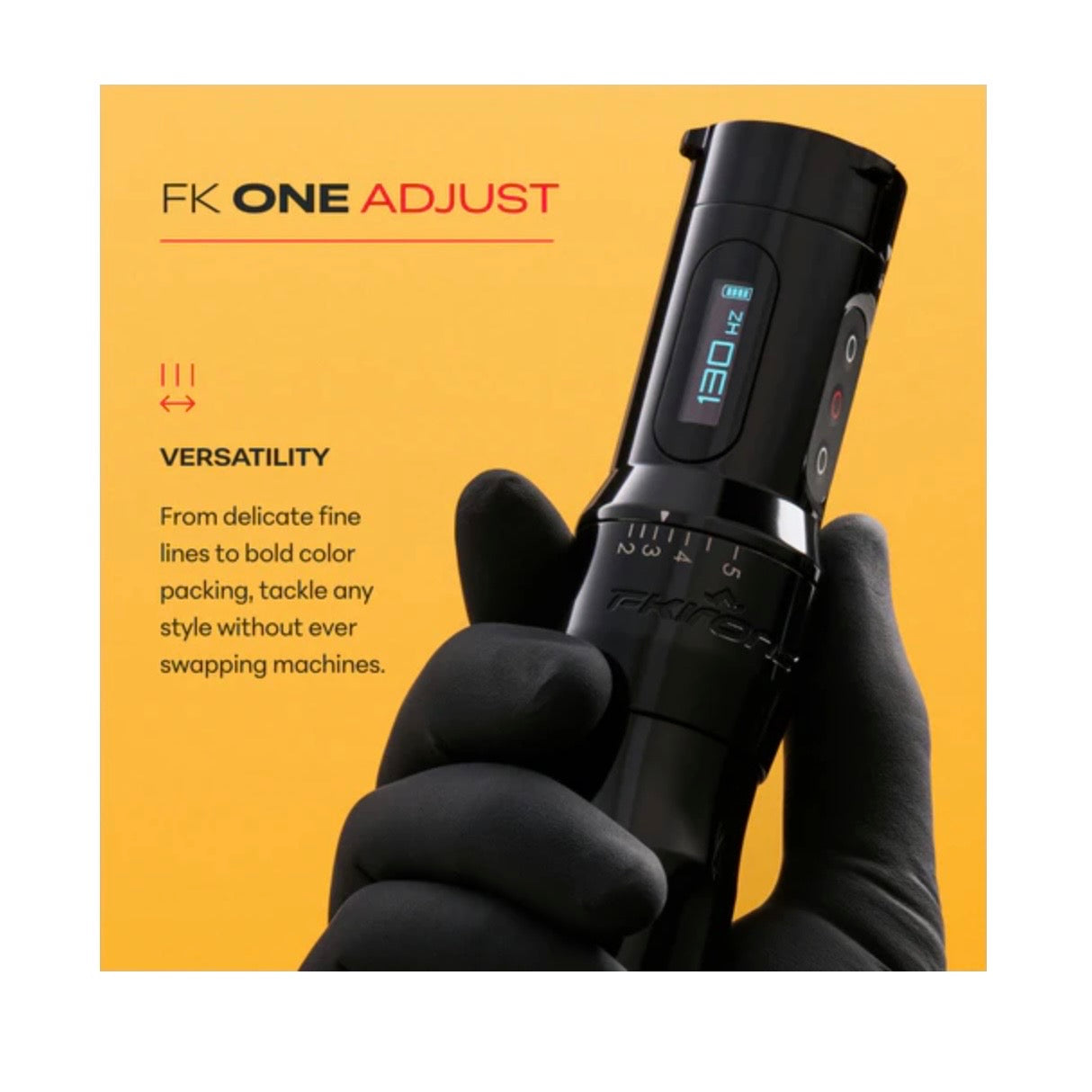 FK One Adjust Wireless Tattoo Machine - Pick Color